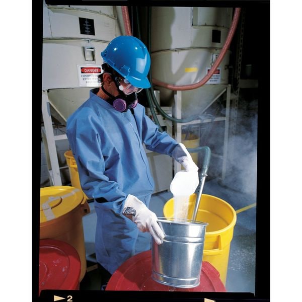 Kleenguard Disposable Coveralls, Collared, L, SMMMS, Zipper, Elastic Cuff, Elastic Ankle, Serged Seam, 24 PK - 58503