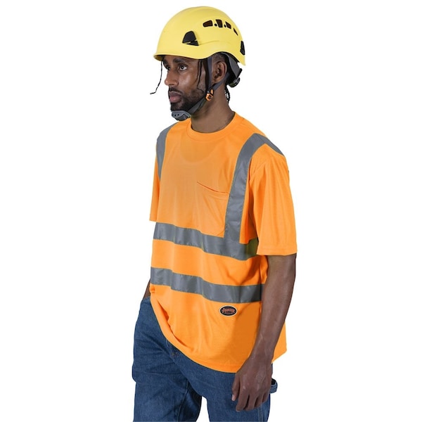 Pioneer Eye Shirt, Orange, Small, 2" Bird - V1054050U-S