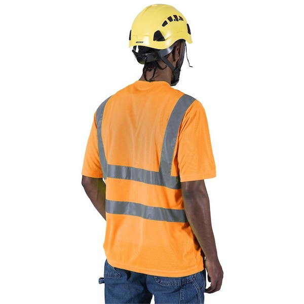 Pioneer Eye Shirt, Orange, Small, 2" Bird - V1054050U-S