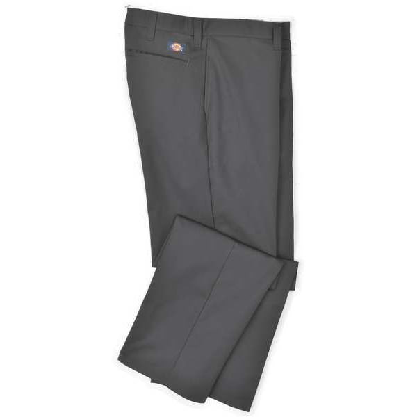 Dickies Men's Industrial Work Pants, L/XL, Black, Cotton/Polyester - LP92BK 34 32