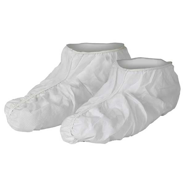 Kleenguard Disposable Shoe Covers, SMMMS, White, Slip Resistant Sole: No , Universal - 36885