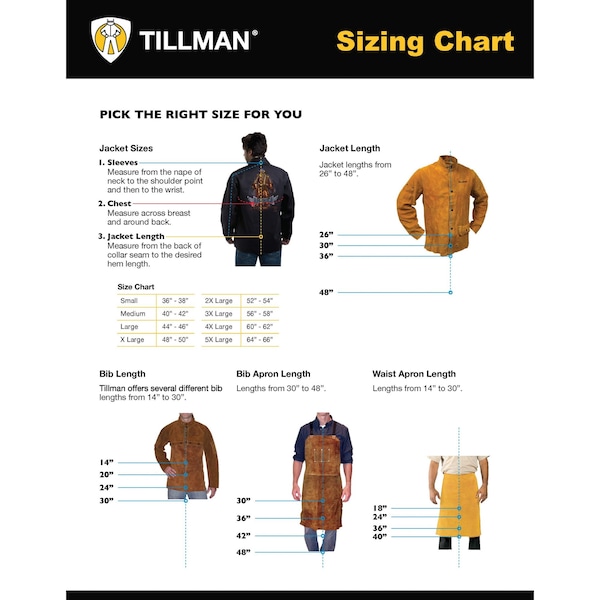 Tillman 24X36 Grn Bib Apr - 6236
