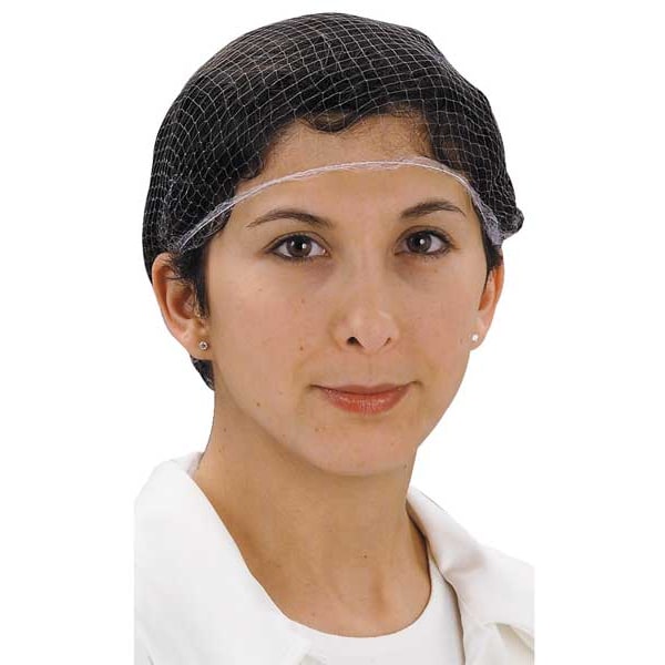 Cellucap Hairnet, Nylon, 26 in Dia., Brown, L, 144 PK - HN5DBGRA