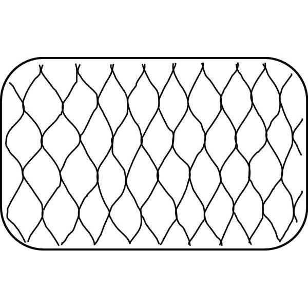 Cellucap Hairnet, Nylon, 26 in Dia., Brown, L, 144 PK - HN5DBGRA