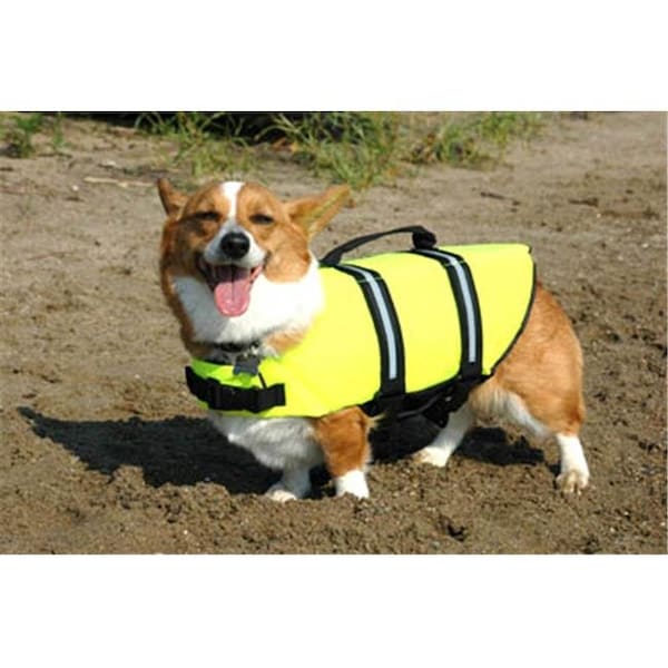 Paws Aboard Paws Aboard PA-1100 XXS Yellow Dog Life Jacket - 1100