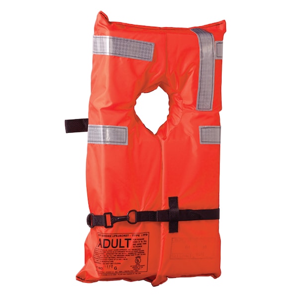 Kent Sporting Goods Type 1 Adult Collar Style Life Jacket - 100100-200-004-12