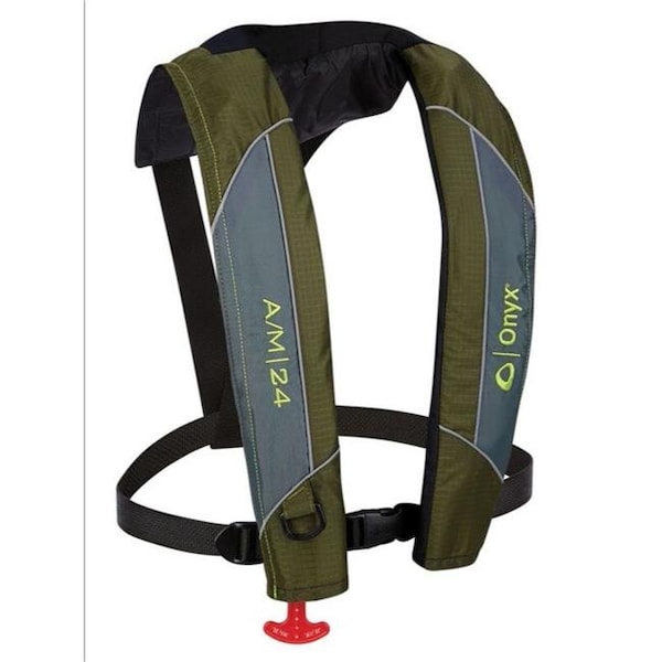 Onyx Outdoor Onyx 1112693 A-M-24 Auto Manual Inflatable Adult Life Jacket - 1112693