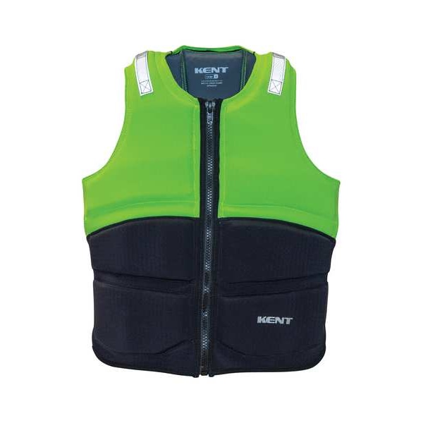 Kent Safety Fishing Vest, 3XL, 11.5lb, Green - 151700-400-070-21