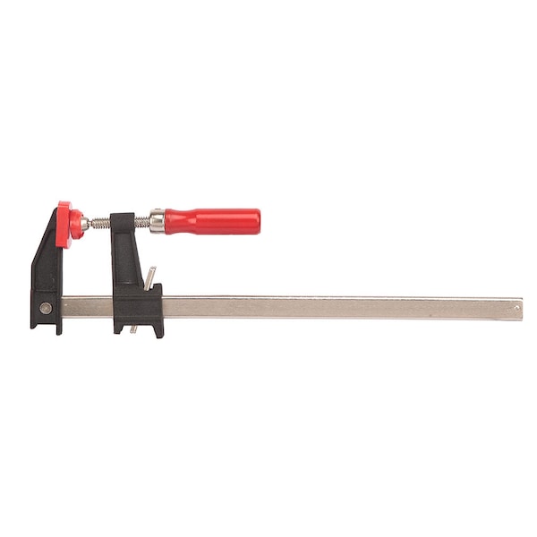 Prime-Line WORKPRO Steel Bar Clamp, 12-in., Steel Bar w/Diecast Jaws - W032028