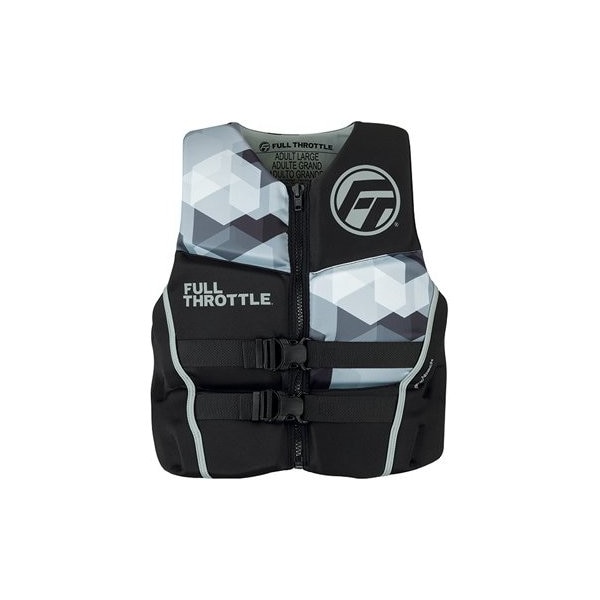 Full Throttle Vest-Med Gray Rapid Dry, #142500-701-030-22 - 142500-701-030-22