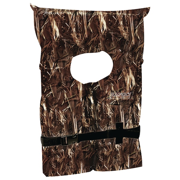 Seachoice Type II Life Vest - XL, Camouflage, 90 lbs & up - 86090