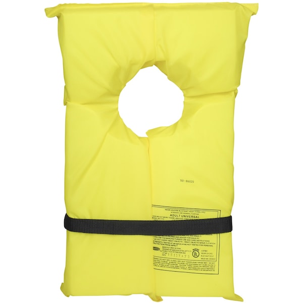 Seachoice Seachoice Adult Yellow Life Jacket - 86020