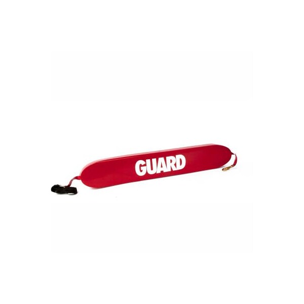 Kemp Usa Kemp 40" Rescue Tube With Brass Clips, Red Guard Logo, 10-203-RED - 10-203-RED