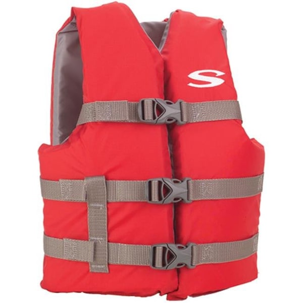 Stearns Stearns 354749 Adult Classic Life Vest - Universal Red - 354749