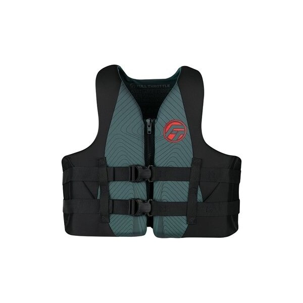 Full Throttle Vest-L/Xl Gray Rapid Dry, #142100-701-050-22 - 142100-701-050-22