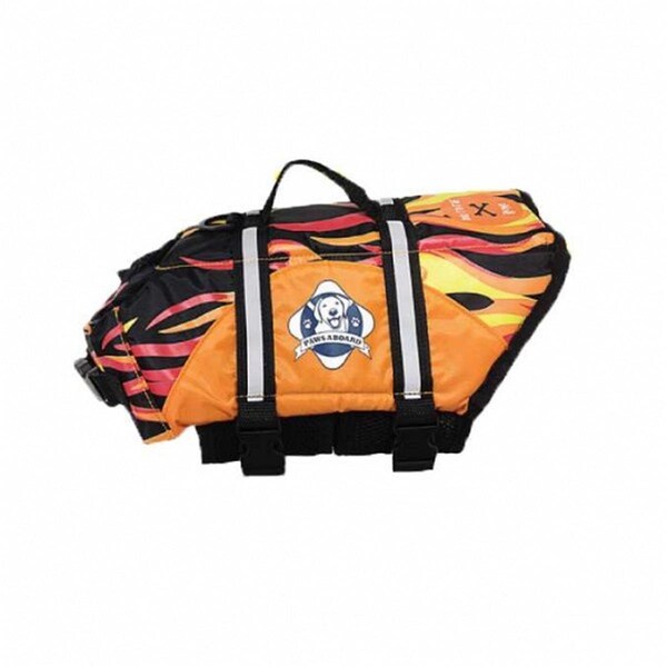 Paws Aboard Doggy Life Jacket XL Flames - F1600