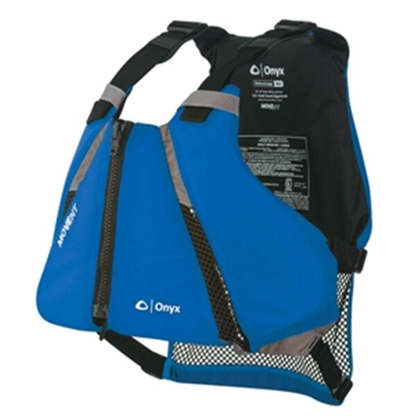 Onyx Outdoor Onyx MoveVent Curve Paddle Sports Life Vest, Blue - Medium & Large - ON82122