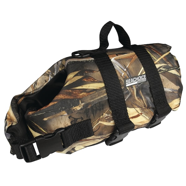 Seachoice Dog Life Vest - Camo, Md, 20 to 50 lbs. - 86480