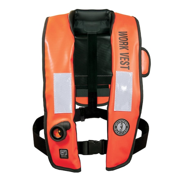 Mustang Survival Inflatable HIT Work Vest, Orange - MD318802-2-0-202