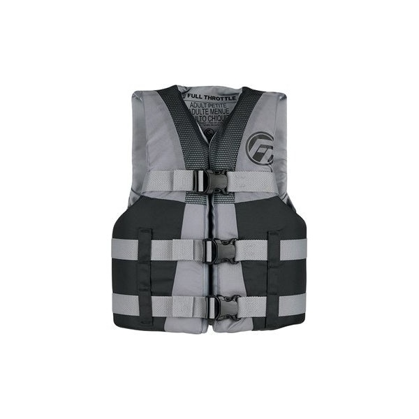 Full Throttle Vest-Teen Gray Nylon, #112200-701-010-22 - 112200-701-010-22