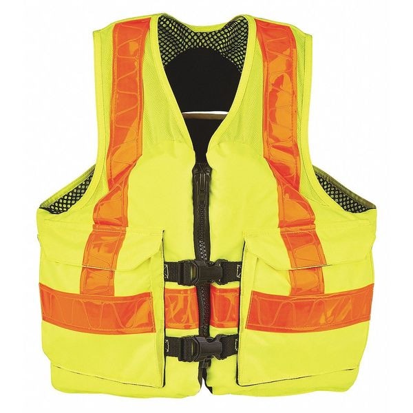 Condor Commercial Life Jacket, L, 15-1/2 lb. - 444M88