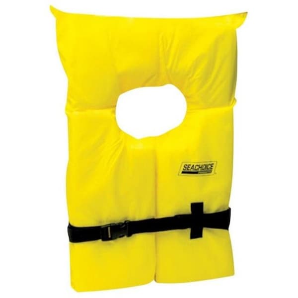 Seachoice Seachoice 86020 Yellow Adult Life Vest - 8318297