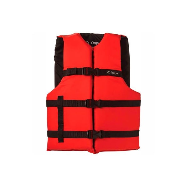 Kemp Usa Kemp Adult Universal Life Vest, Red & Black, 20-002-ADULT-RED - 20-002-ADULT-RED