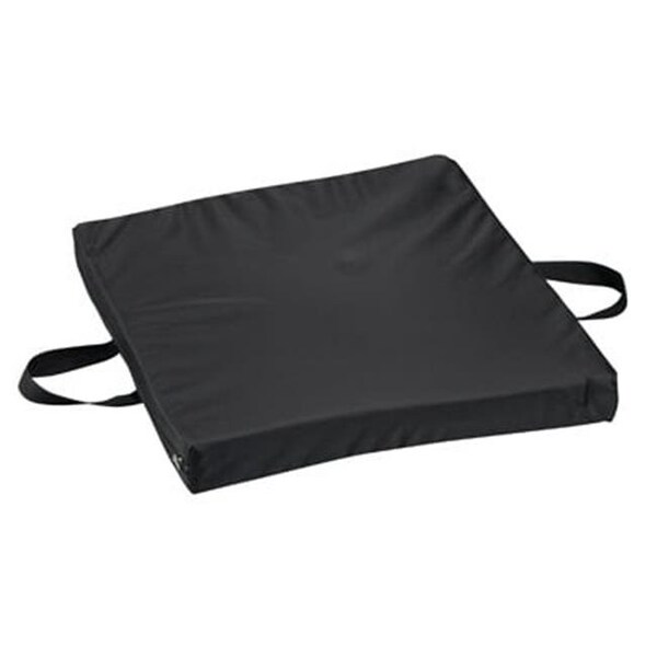 Fitnessfreak Gel-Foam Flotation Cushion- 16 x 20 x 2 - Black Oxford Nylon - FI62072