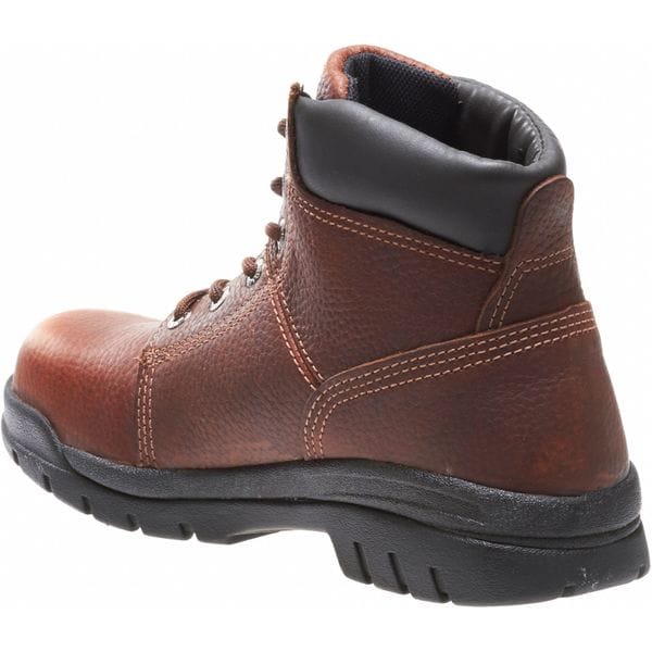 Wolverine Men's 6-Inch Work Boot, 9 M, Steel Toe, 6 in H, Walnut, W04713 - W04713