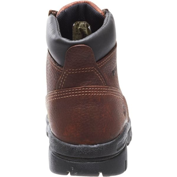Wolverine Men's 6-Inch Work Boot, 9 M, Steel Toe, 6 in H, Walnut, W04713 - W04713