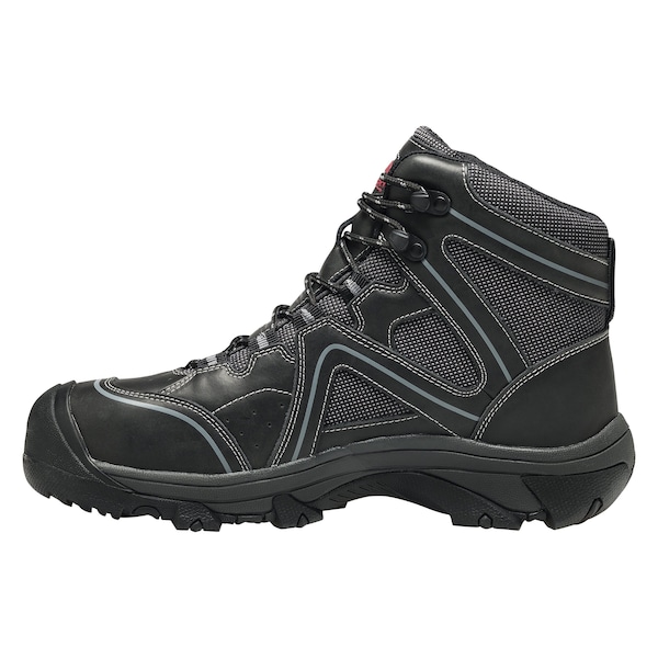 Avenger Safety Footwear Men Steel Toe CROSSCUT ST, MENS PR, Black, 8, Wide - A7712-8W