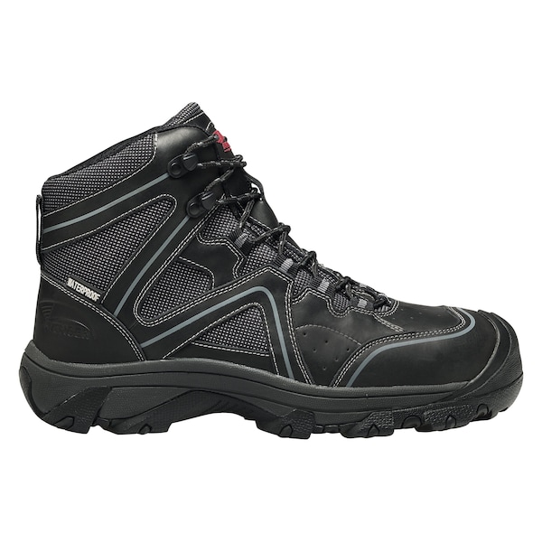 Avenger Safety Footwear Men Steel Toe CROSSCUT ST, MENS PR, Black, 8, Wide - A7712-8W