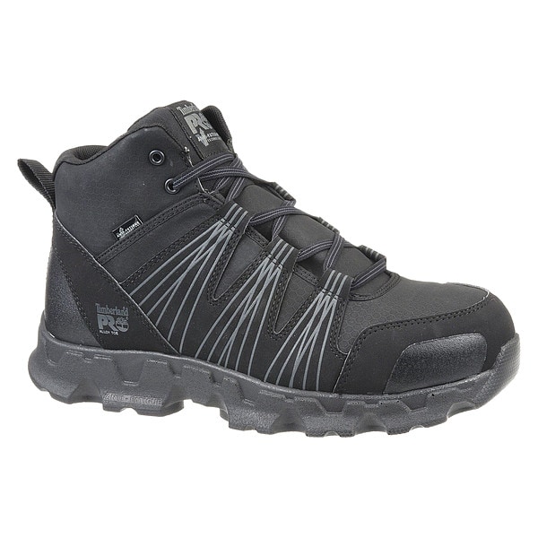 Timberland Pro Men's Athletic High-Top Shoe, Synthetic Leather Upper, Polyurethane Outsole, Black, 10 - TB1A11QF001