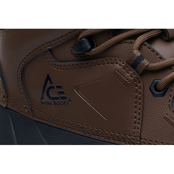 Shoes For Crews Men's Composite Toe 7-Inch Insulated Work Boot, Brown, 10, Medium, 72105 - 72105