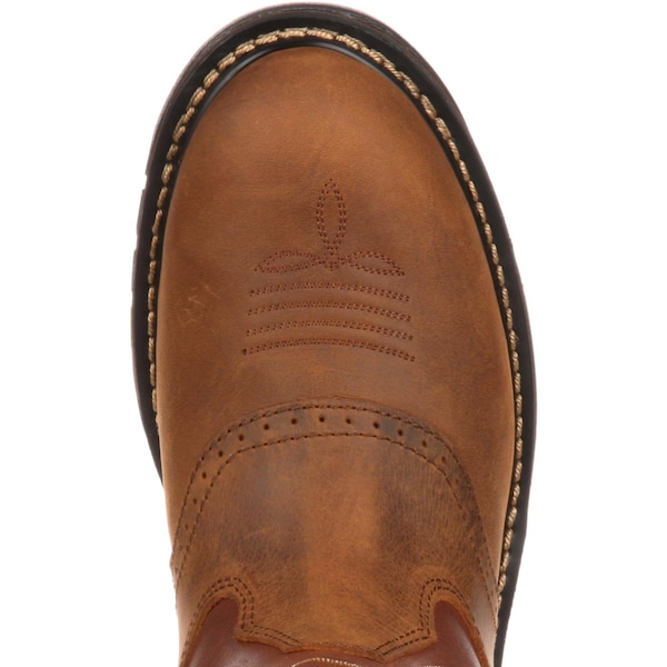 Rocky Original Ride Branson, Men's Waterproof Western Saddle Roper Boots, 10.5 W, Leather, 11 in Height - FQ0002775