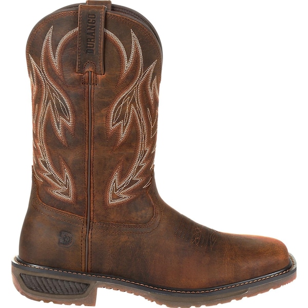 Durango Men's Western Boot, 8 W, Leather, 11 in H, Prairie Brown - DDB0202
