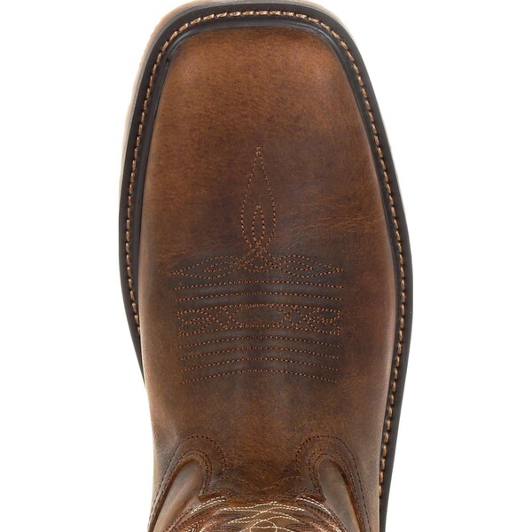 Durango Men's Western Boot, 8 W, Leather, 11 in H, Prairie Brown - DDB0202