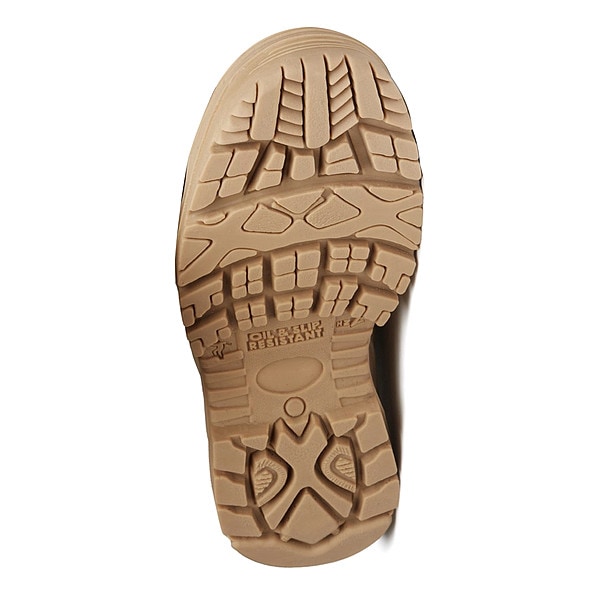 Xena Women's 8-Inch Work Boot, 8 1/2 M, Carbon Black, Desert Tan, HZ-01 - HZ-01