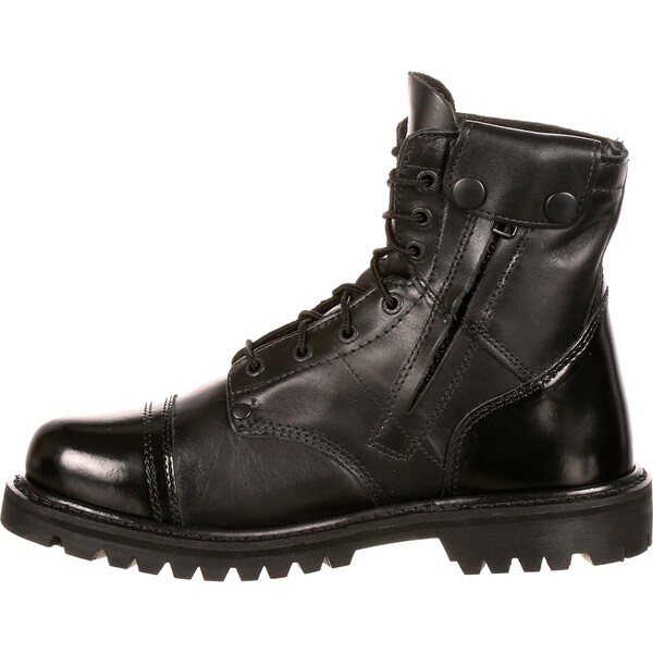 Rocky Men's Jump Boot, 10.5 M, Leather, 7 in Height, Black - FQ0002091