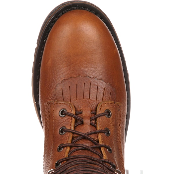 Rocky Original Ride, Men's Waterproof Western Lacer Boots, 12 M, Leather, 9 in Height, Tan PitStop - FQ0002723