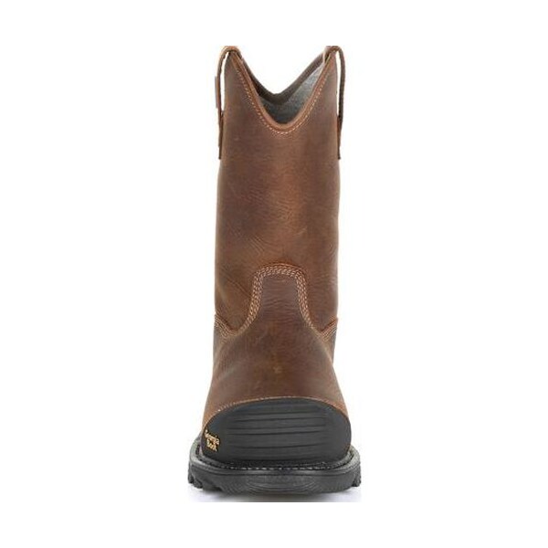 Georgia Boot Rumbler, Men's Composite Toe Work Boot, Black/Brown, 10.5, W, GB00286 - GB00286