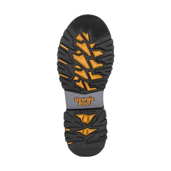 Georgia Boot Rumbler, Men's Composite Toe Work Boot, Black/Brown, 10.5, W, GB00286 - GB00286