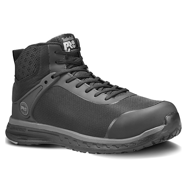 Timberland Pro Men's Athletic High-Top, Nylon Upper, TPU Outsole, Black, 7 1/2 - TB1A1S5M001