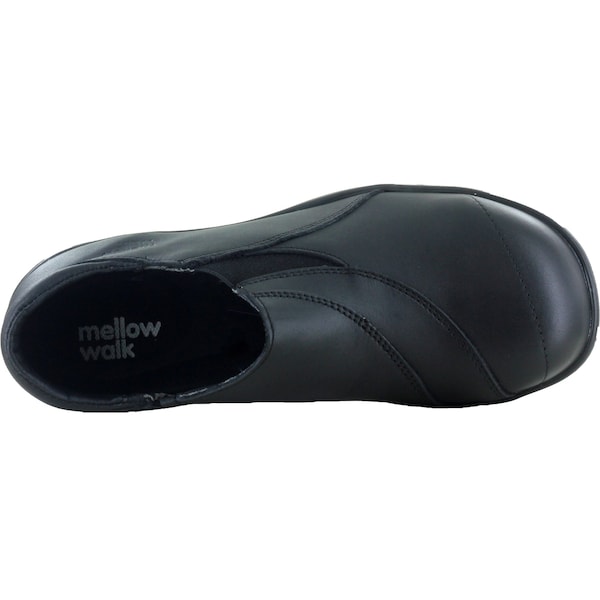 Mellow Walk Safety Womens Steel Toe, Dual Density Polyurethane Outsole, Black, 10 E - 424092BLK100