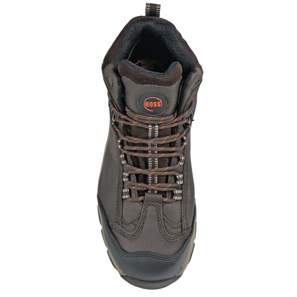 Hoss Boot Co Men's Steel Toe Work Boot, Brown, 11, M, 50406 - 50406