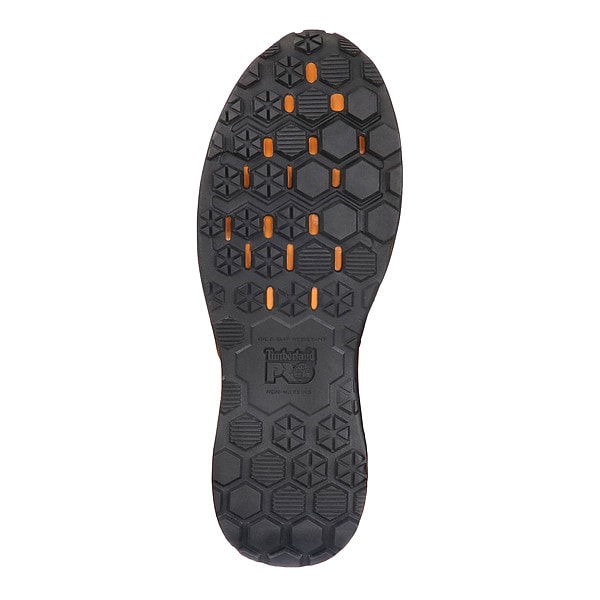 Timberland Pro Men's Hiker Shoe, Leather Upper, Rubber Outsole, Brown/Orange, 12 - TB1A1ZR1214