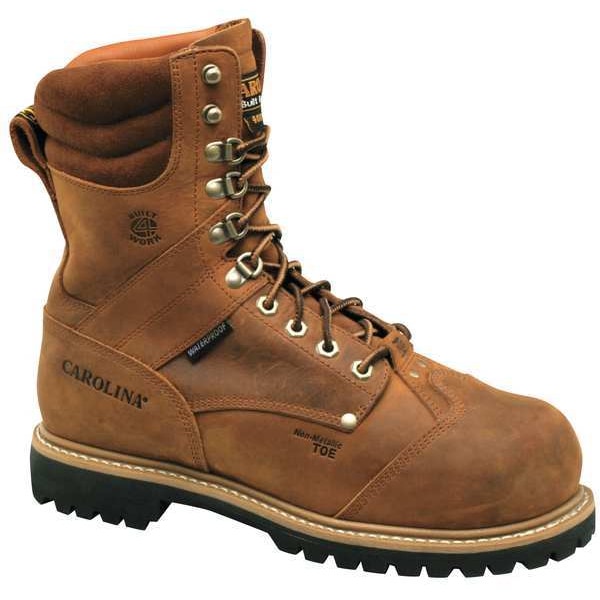 Carolina Shoe CA7921, Men's 8 in Composite Toe 8-Inch Work Boot, Brown, 10, E, CA7921 - CA7921