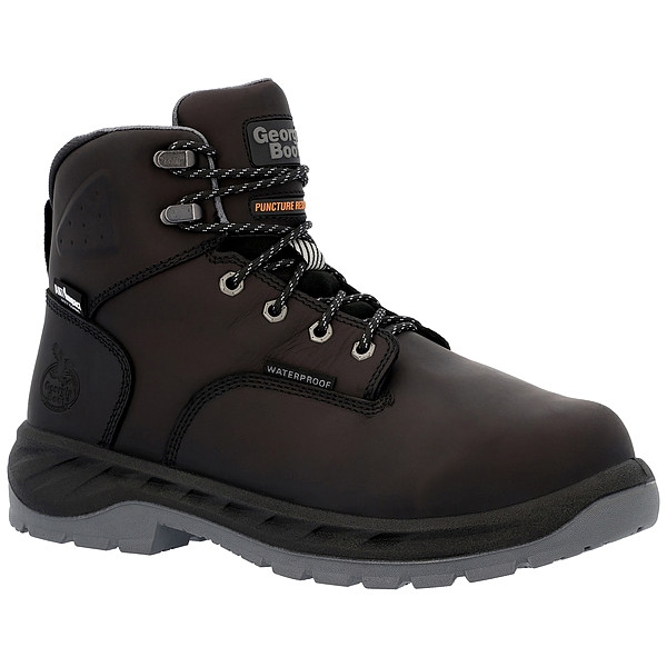 Georgia Boot Men's 6 in Alloy Toe 6-Inch Work Boot, Black, 10, M, GB00562 - GB00562