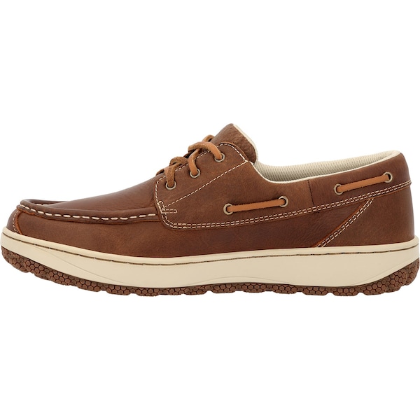 Rocky Outdoor Shoe, 9.5 W, Leather, 3 in H, Brown - RKS0648