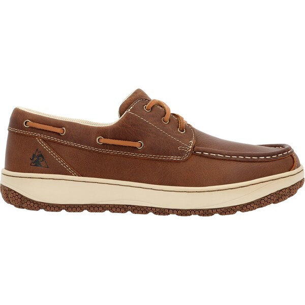 Rocky Outdoor Shoe, 9.5 W, Leather, 3 in H, Brown - RKS0648